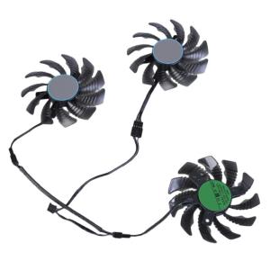 3pcs 77mm 4Pin Graphics Fan for GTX1060 1070 1080 Efficient Cooling and Enhances GPU Long Time Use T128010SU Model