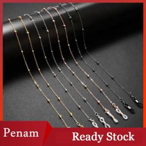 [PAM] Fashion Metal Multifunction Glasses Beaded Glasses Chain Girl Summer Beads Hangs Mask Strap Handmade Necklace Sunglasses Lanyard