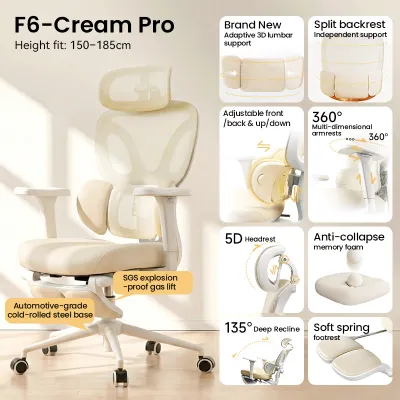 Xpanse F7 Dual Wing Office Ergonomic Chair Cloud-Like Cushion Gaming Computer Chair-30 Days Free Trial