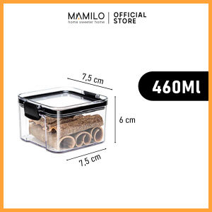 MAMILO Kontainer Storage Jar Akrilik Tutup Klip Kedap Udara Acrylic Container Jar 0005