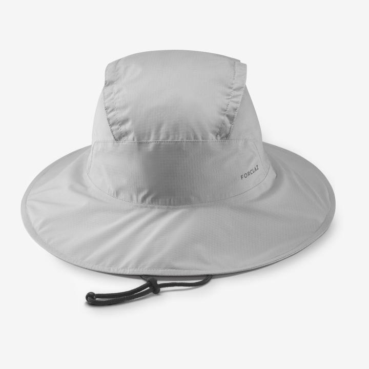 Decathlon Waterproof Trekking Hat Mt900 Light Grey Lazada PH