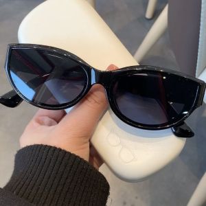 ตาแมวใหม่แว่นกันแดดทรงรีวินเทจแฟชั่นอินเทรนด์ส่วนตัวของผู้หญิงเฉดสีแบรนด์ดีไซเนอร์ยอดนิยมสำหรับผู้หญิง