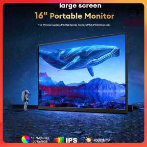 Taffware Portable Monitor IPS 16 Inch 1920x1200P 60Hz Touchscreen - 1600XTS