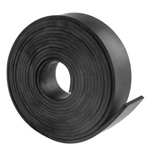 DGSL Neoprene Rubber Sheet Solid Rubber Sheets Rolls & Strips for DIY Gaskets Crafts Pads Flooring Protection Supports Leveling Anti-Vibration Anti-Slip (1" Wide x 1/8" Thick x 10 Long)