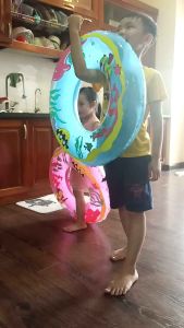 FREESHIP-phao bơi hình tròn cho bé từ 3-10 tháng 70cm nhiều hình đẹp