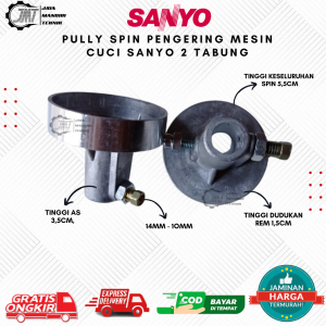 JMT -  PULLY SPIN | PENGERING MESIN CUCI SANYO 2 TABUNG