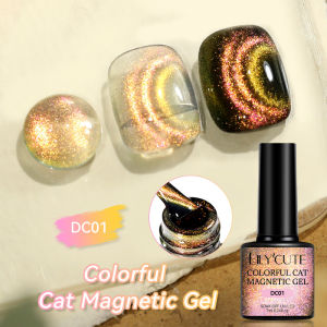 BORN PRETTY LILYCUTE 7ml Colorful Cat Eye Nail Gel Polish Soak Off UV LED Eye Gel Nail Art Varnish