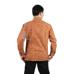Kemeja Batik Pria Lapis Furing | Hem Cowok Lengan panjang | Baju laki-Laki Dewasa Katun Halus Premium