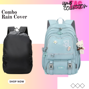 Diskon Termurah Tas Ransel Terbaru ALIDA Combo Rain Cover Tas Ransel Anak Sekolah SD SMP SMA/Tas Ransel Anak Perempuan/Tas Ransel Anak Terbaru 2023/Tas Ransel Anak Krakter/Tas Ransel Anak Murah/Tas Ransel Anak Korea