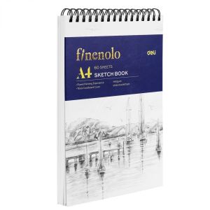 Finenolo by Deli A4 Sketchbook 60 Pages Drawing Book Sketchbook For Painting EC275 EC276