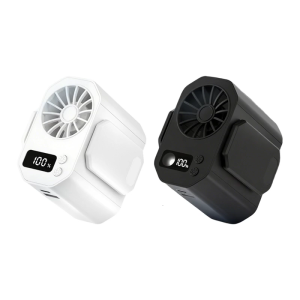 พัดลมหนีบความเร็ว100ทรงพลังพร้อมไฟ4000MAh อุปกรณ์ระบายความร้อนแบบเงียบออกแบบเอวเหมาะสำหรับตั้งแคมป์ยิมใช้ในบ้าน