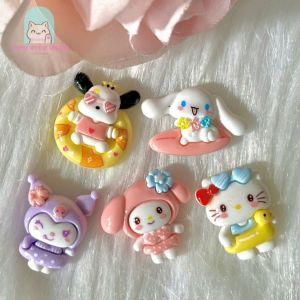 [FREE SHIP] Set 5 cái Crocs Jibbitz Sticker gắn dép nhân vật hoạt hình đáng yêu - Có Nút Gắn