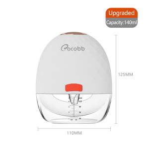 COCOBB Upgraded Wearable Electric Hands-Free Breast Pump Hospital Grade Safety Material Rechargeable Breast Pump