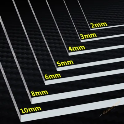 Customized size Acrylic Board Full Thickness Double-faced Cover Film Transparent Plastic Board For Diy Used