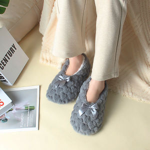 Free Shipping Winter Floor Socks WomenS Cotton Socks Indoor Non-Slip Soft-Soled Shallow-Mouth Floor Shoes Thickened For Home Use Snow Socks