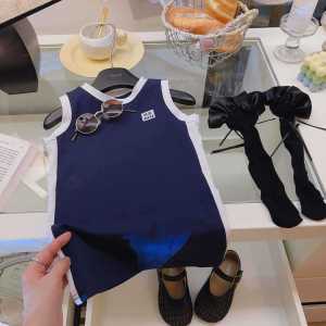 👧☀️👗 เดรสเด็กหญิงแขนกุด ลายสีพื้นผ้าฝ้าย100% ซัมเมอร์ 2025 สวมใส่สบาย นิ่มสุดๆ