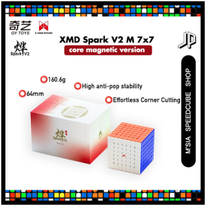 [JPEARLY] Qiyi XMD Spark V2 M 7x7 | First Magnetic Ball Core 7x7 Cube Speedcube !