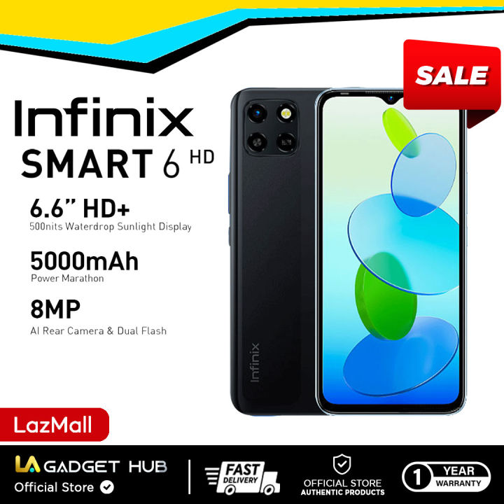 INFINIX Smart 6 HD - 2GB+32GB - Android - By LA Gadget Hub