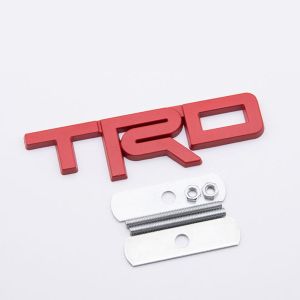 【Local Warehouse】TRD 3D Emblem Metal Car Grille Emblem Badge Sticker Decoration For Toyota TRD Front Grill Grille Emblem Badge Logo Car Accessories