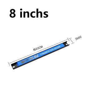 Heavy-Duty Tool Magnetic Shelf 24/18/12/8 Inch Storage Strip Magnetic Tool Holder Magnetic Bar Hanging Storage Tool Kit