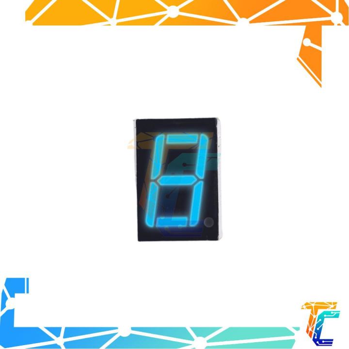 1 digit Blue Led display 7 segment Common cathode | Lazada PH