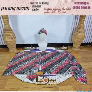 udeng slembong udeng sapit urang set udeng set sapuh udeng slembong standar jumbo totopang sunda dewasa anak