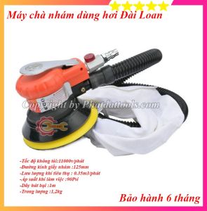 Máy Chà Nhám Dùng Hơi YUNICA 8402 (125mm) - Hàng Đài Loan Cao Cấp - Đầy Đủ phụ Kiện - Thợ Săn Máy Ngon