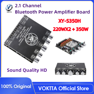 VOKTTA XY-S350H 220WX2 + 350W 2.1ช่องบอร์ดเครื่องขยายเสียงบลูทูธ TPA3251 5.1โมดูลสูงและเบสซับวูฟเฟอร์ DC12-38V/10A บอร์ดถอดรหัสเสียงบอร์ดเครื่องขยายเสียง