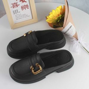 Free Shipping New Style WomenS Summer Slip-On Sandals Fashionable Thick-Soled Outdoor Sandals