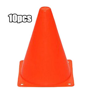 10Pcs Football Training Cones 18cm Sport Cones Barrier Safety Cone