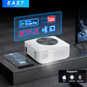 East  T1 Mini Wireless Projector Wifi and Bluetooth Cinema Android Mini Led Small Projector projektor Android HD1080P
