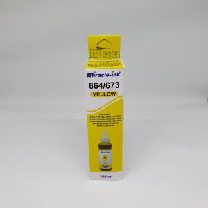 Tinta Printer EP 664 100 ML Miracle untuk L100 L200L300L110 Yellow