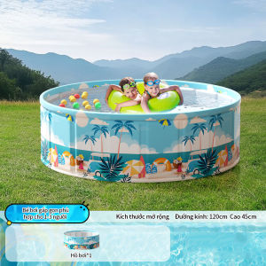 Bể bơi tròn không bơm hơi gấp gọn mở nhanh chắc chắn tiện lợi cho gia đình