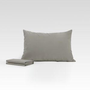 Waterproof Pillow Case Pillow Cover Solid Color Microfiber Fabric 50x70CM Black Grey Navy White Camel 2 Pieces Set Soft Washable Home Bedding