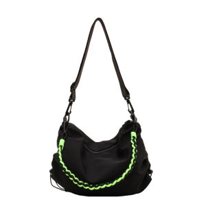 IELGY Dumpling Bag Simple Trendy Ladies One-Shoulder Korean Version Cross-Body Cloth Bag