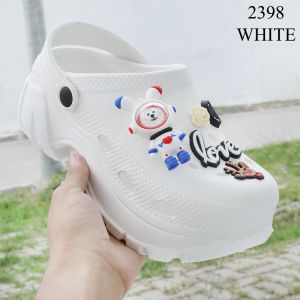 Sandal Karet Wanita Model Import Baim (+ Jibbitz) J2398 Import Sandal Baim Wanita Sandal Kodok Wanita Kekinian Import