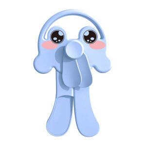 Baby Pro Kids Cute Cartoon Portable Manual Fan  Hand Pressure Fan