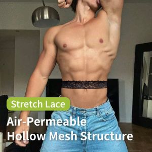 CMENIN ADANNU 1Pcs Mens Lace-up Lingerie Accessories Suitable for Various Occasions AD409