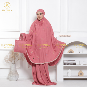 MUKENA DEWASA KATUN RAYON BORDIR BUTTERFLY KUPU-KUPU JUMBO