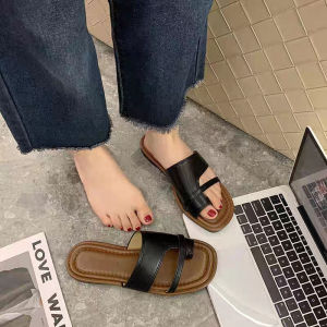KORS รองเท้าแตะชายหาด พื้นนิ่ม กันลื่น เหมาะกับเดินชายหาด แฟชั่นแฟรี่ สไตล์เกาหลี สําหรับผู้หญิง