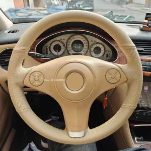 Kaly Customized Car Steering Wheel Cover For-Benz SL-Class 300 2010 Both Sides Perforated Lether All Include Hand Stiching 5T9N4