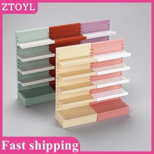 ZTOYL💝 1 12 Dollhouse Supermarket Display Shelf Dollhouse Simulated Snack Cabinet Dolls House Miniature Furniture Accessories