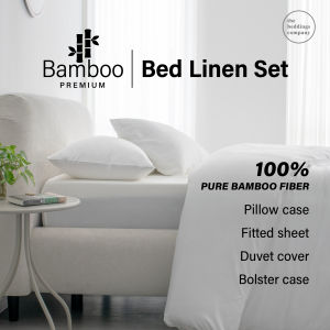 [Thebeddingscompany] - Bamboo Bed Linen Bedsheet Duvet Cover Set/ Bedsheet/ Duvet Cover/ Pillow Cover/ Bolster Cover
