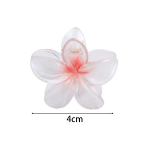 Plumeria Flower Hair Clip Holiday Bright Color Beach Hairpin Barrettes Hair Accessories Good Quality Graduation Gift