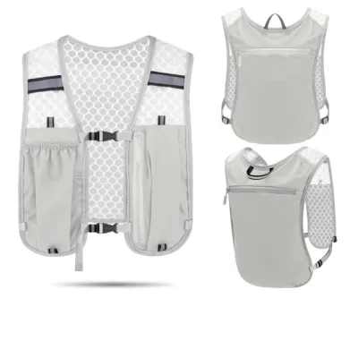 RGFV Waterproof Reflective Running Vest Pack Breathable Adjustable Outdoor Running Vest Portable Multifunctional Running Hydration Vest Bag Outdoor Activities