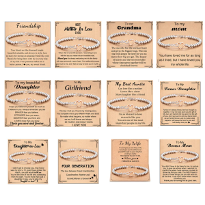 Fashionable Infinities Heart Bracelet for Ladies With Elegant Crystals Detailing for Daily Wear and Special Event