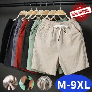 MARK BELT Quần Đùi Ngoại Cỡ M-9XL Cho Nam Quần Nam Ấm Áp Vải Lanh Quần Áo Mùa Hè
