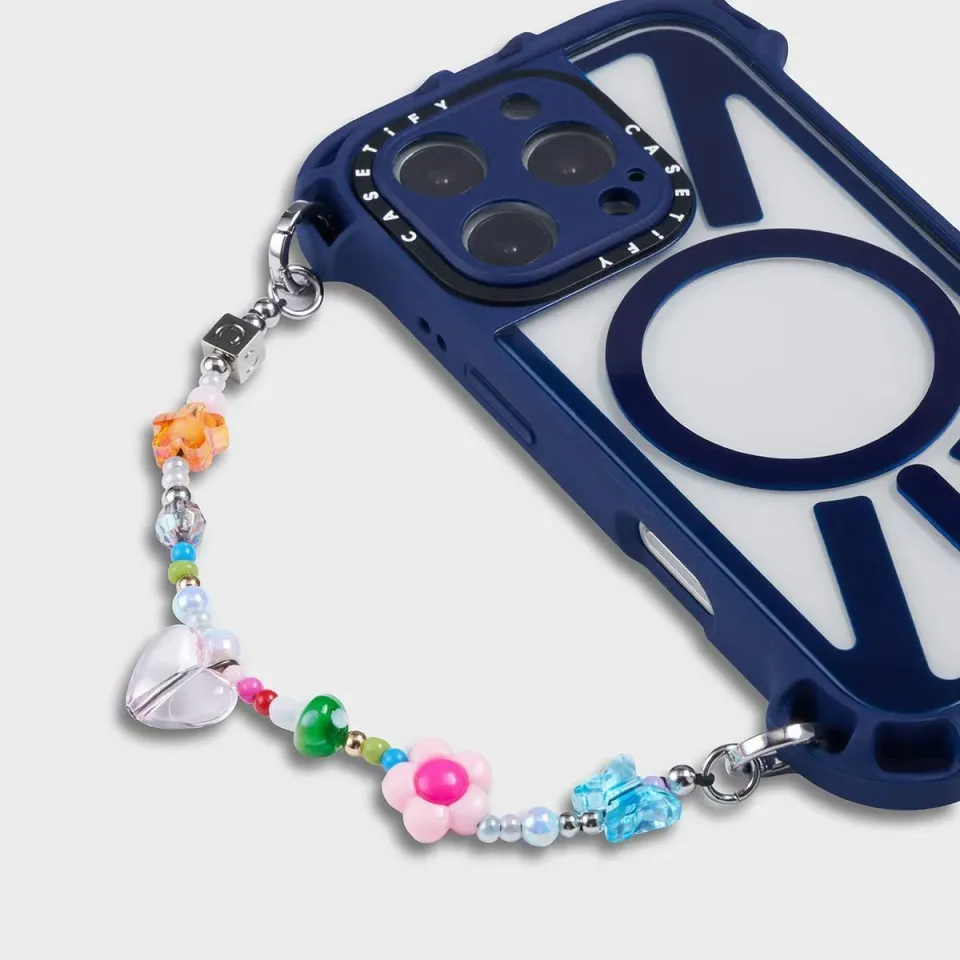 Casetify Murakami Phone Charm 青 ビーズストラップ Casetify Murakami Phone Charm 青 ビーズストラップ Casetify x