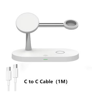 3 in 1 Wireless Charger Stand Magnetic For iPhone 12 13 14 15 16 Fast Charging Station for Apple Watch 9 8 7 6 5 Airpods 2 3 Pro