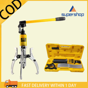 3 Jaw Hydraulic Gear Puller Heavy Duty Hydraulic Bearing Puller Wheel Hub & Gear Separator Tool for Auto Repair and Machinery Maintenance